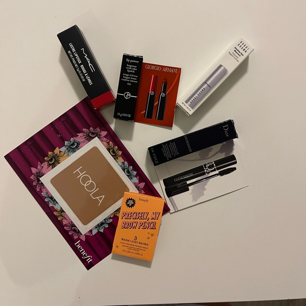 NEW Makeup sampler set - Armani, MAC, Dior, Benefit, Bobbi Brown